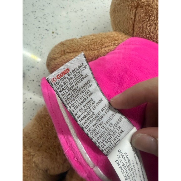 GUND 15” Line Friends Brown Bear Plush Pink Bow & Dress Stuffed Animal - Picture 5 of 10